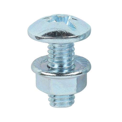 TIMCO Cable Tray Bolts With Flange Nuts - Zinc (M6 x 16, Box of 200)