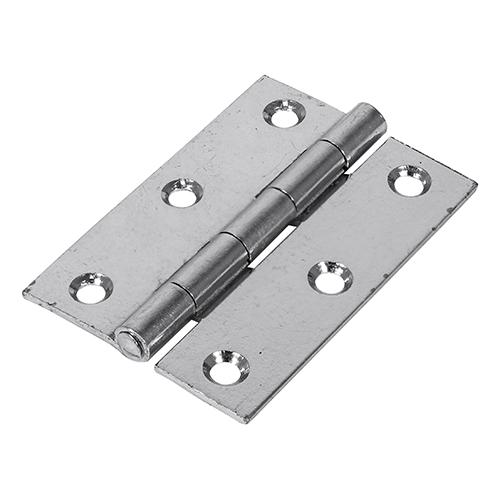 TIMCO Plain Butt Hinge - Fixed Pin (1838) - Zinc (63 x 44, Plain Bag of 1)