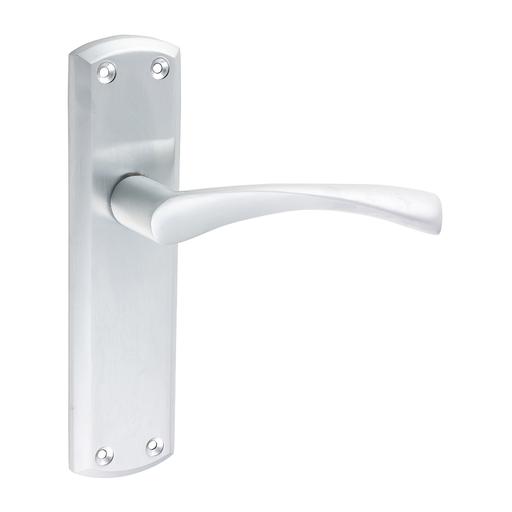 TIMCO Zeta Latch Handles - Satin Chrome (175 x 45, Blister Pack of 1)