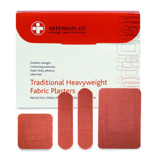 TIMCO Fabric Plasters - Heavyweight (Assorted, Box of 100)