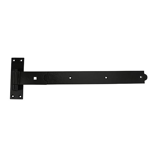 TIMCO Pair Of Straight Band & Hook On Plates - Black (600mm, Plain Bag of 1)