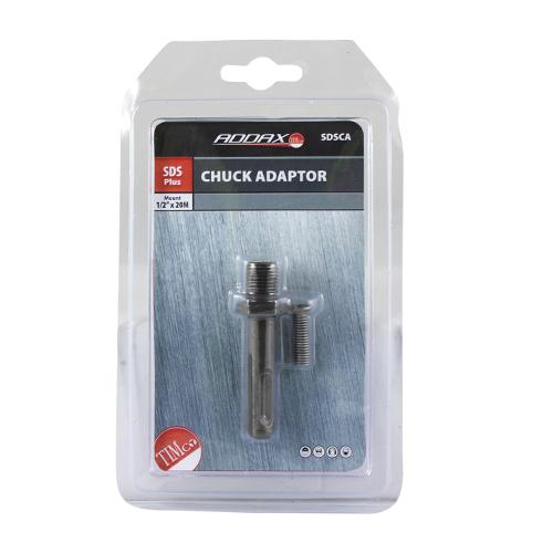 TIMCO 1/2 Chuck SDS Plus Adaptor (Blister Pack of 1)
