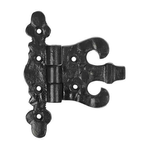 TIMCO Pair Of Unequal Hinges - Antique Black (85mm, Bag of 1)