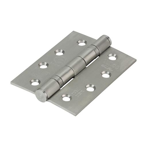 TIMCO Grade 13 Fire Door Hinges - Satin Stainless Steel (101 x 76 x 3, Blister Pack of 1)