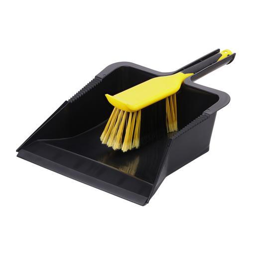 TIMCO Bulldozer Heavy Duty Dustpan & Brush Set (6.5, Unit of 1)
