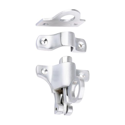 TIMCO Fanlight Catch - Satin Chrome (50 x 60, TIMpac of 1)