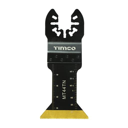 TIMCO Long Life Multi-Tool Blade - Straight - For Wood/Metal (44mm, Blister Pack of 1)