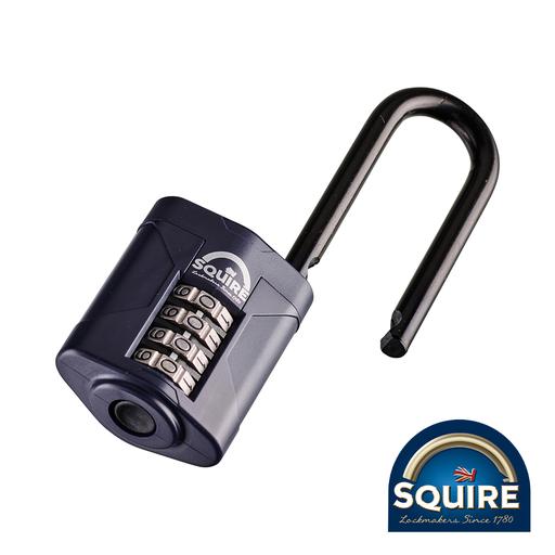 TIMCO Combination Padlock - Steel 2.5 Long Shackle - Cp50/2.5 (50mm, Blister Pack of 1)