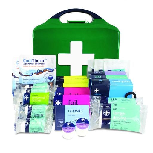 TIMCO Workplace First Aid Kit - British Standard Compliant (Medium, Case of 1)