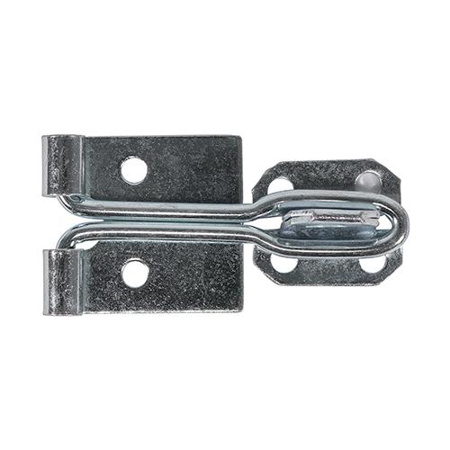 TIMCO Wire Pattern Hasp & Staple - Zinc (4, Plain Bag of 1)