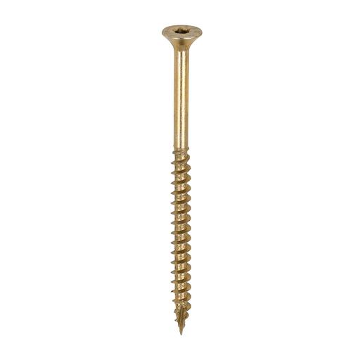 TIMCO C2 Clamp-Fix - TX - Double Countersunk With Ribs - Twin-Cut - Yellow (5.0 x 80, Tub of 350)