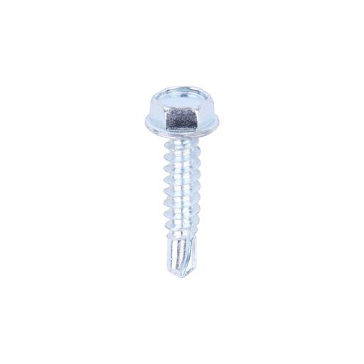 TIMCO Metal Construction Light Section Screws - Hex - Self-Drilling - Zinc (8 x 3/4, Box of 1000)