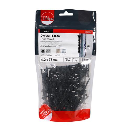 Drywall Screw, 4.2x75mm, 130pk
