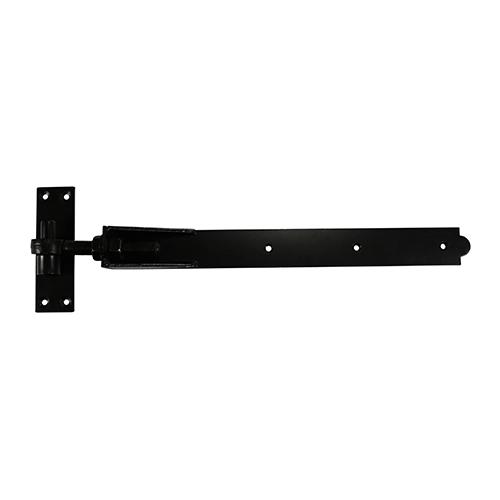 TIMCO Pair Of Adjustable Band & Hook On Plates - Black (450mm, Plain Bag of 1)