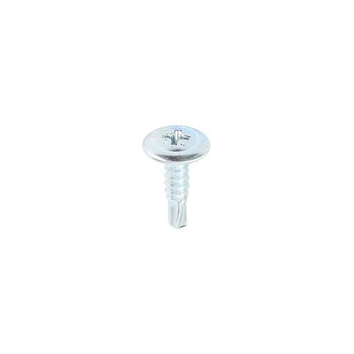 TIMCO Metal Construction Sheet & Framing Screws - PH - Wafer - Self-Drilling - Zinc (4.2 x 16, Box of 1000)