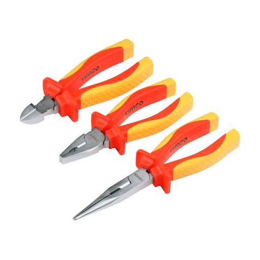 TIMCO Vde Plier Set (3pcs, Box of 3)