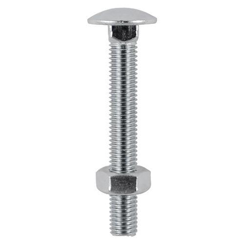 TIMCO Carriage Bolts & Hex Nuts - Stainless Steel (M12 x 130, TIMpac of 2)