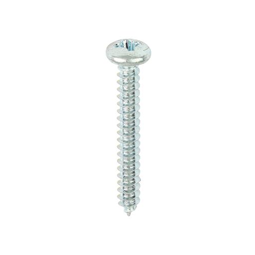 TIMCO Self-Tapping Screws - PZ - Pan - Zinc (8 x 1 1/4, Box of 200)