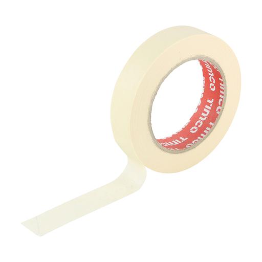 TIMCO Masking Tape - Cream (50m x 25mm, Roll of 1)