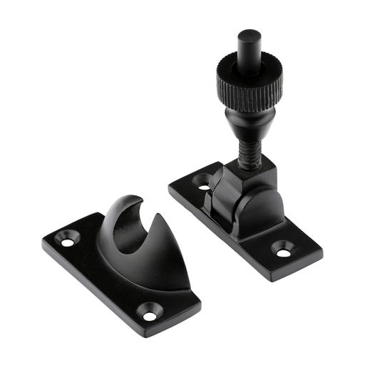 TIMCO Brighton Pattern Sash Fastener - Matt Black (57 x 22, TIMpac of 1)