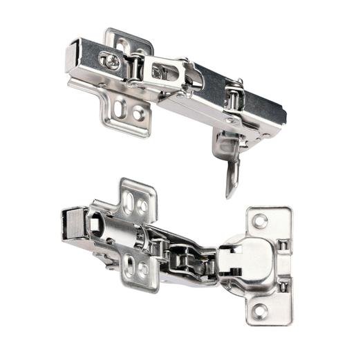 TIMCO Clip-On Cabinet Hinges - Nickel (170 Degree, TIMbag of 1)