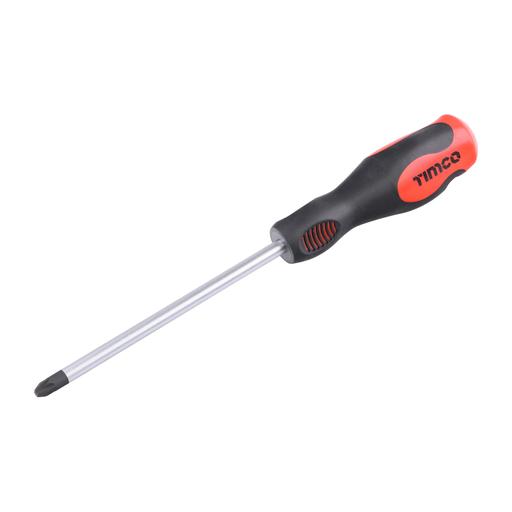 TIMCO Screwdriver - Pozi (PZ3 x 150mm, Clip of 1)