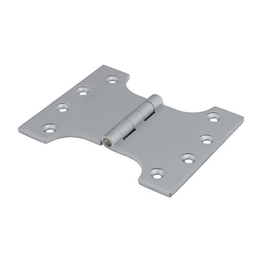 TIMCO Parliament Hinge (488) - Solid Brass - Satin Chrome (102 x 125, Box of 1)