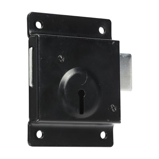 TIMCO Press Lock With Extra Long Keys - Epoxy Black (3, Bag of 1)