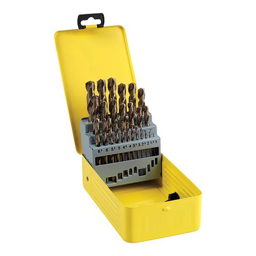 TIMCO Ground Jobber Drills Set - Cobalt M35 (25pcs, Case of 25)