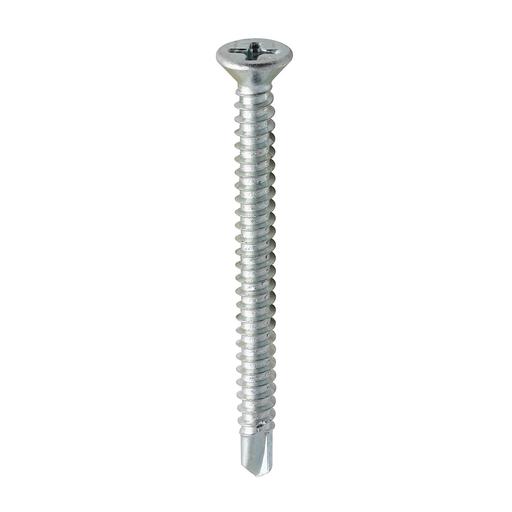 TIMCO Window Fabrication Screws - Countersunk - PH - Self-Tapping - Self-Drilling Point - Zinc (3.9 x 45, Box of 500)