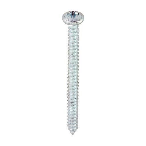 TIMCO Self-Tapping Screws - PZ - Pan - Zinc (8 x 2, Box of 200)