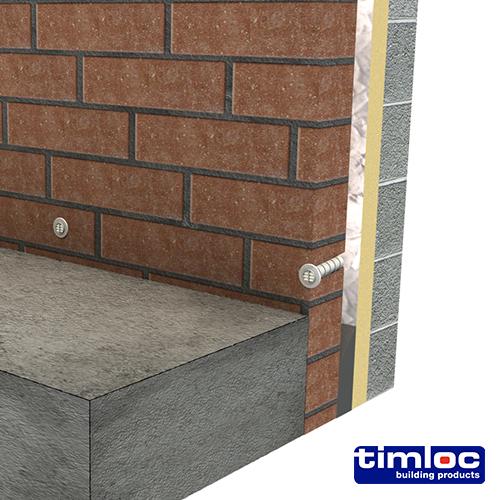 TIMCO Timloc Cavity Wall Drill Vent - Terracotta - Dv3 (80mm, Box of 50)