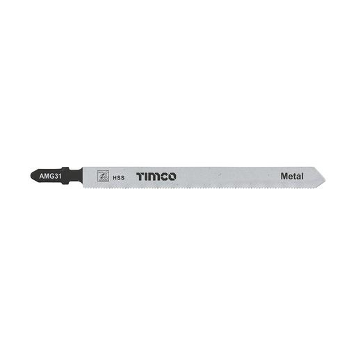TIMCO Jigsaw Blades - Metal Cutting - HSS Blades - T318A (Pack of 5)