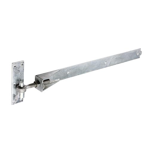 TIMCO Pair Of Adjustable Band & Hook On Plates Hot Dipped Galvanised (750mm, Plain Bag of 1)