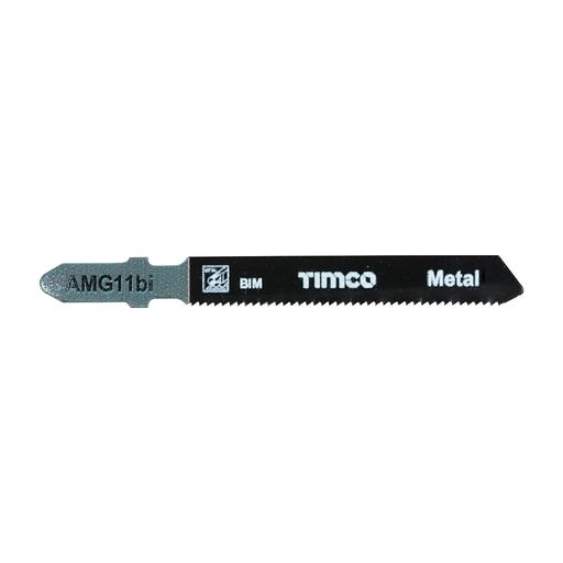 TIMCO Jigsaw Blades - Metal Cutting - Bi-Metal Blades - T118Af (Pack of 5)