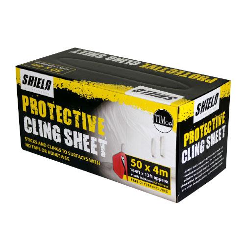 TIMCO Protective Cling Sheet (50m x 4m, Box of 1)