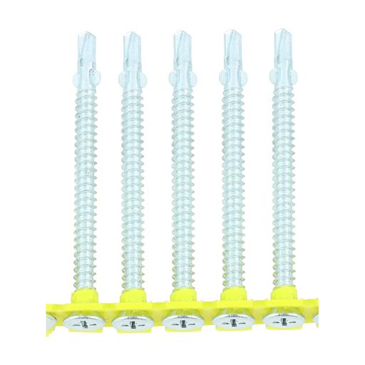 TIMCO Collated Timber To Light Section Screws - Countersunk - Wing-Tip - Self-Drilling - Zinc (4.8 x 65, Box of 500)