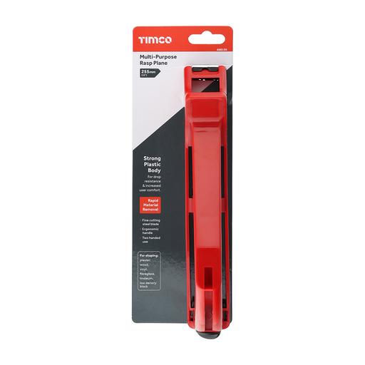 TIMCO Multi-Purpose Rasp Plane (255mm / 10, Backing Card of 1)