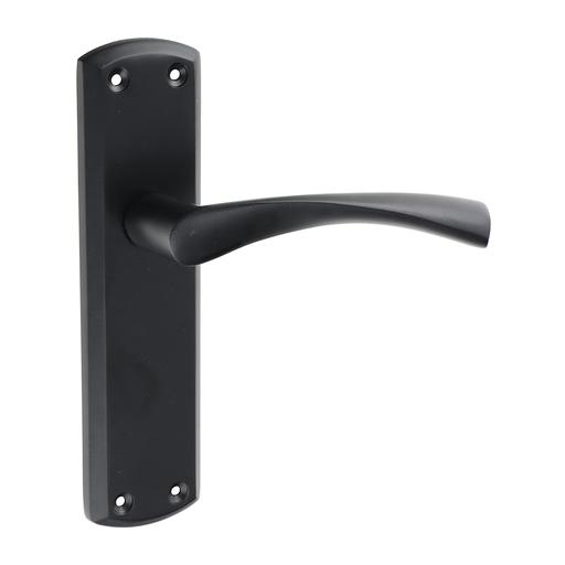 TIMCO Zeta Latch Handles - Matt Black (175 x 45, Blister Pack of 1)