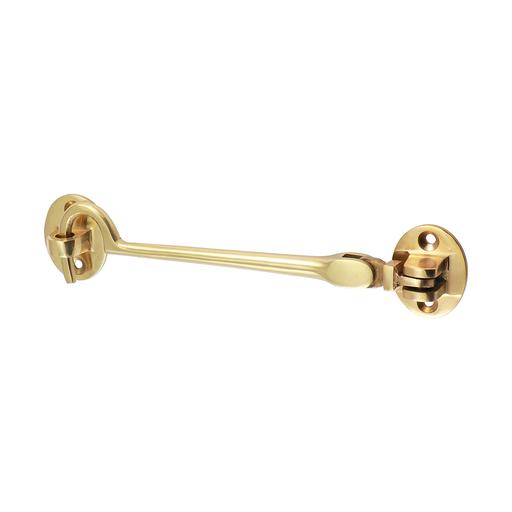 TIMCO Cabin Hook - Polished Brass (150mm, Bag of 1)