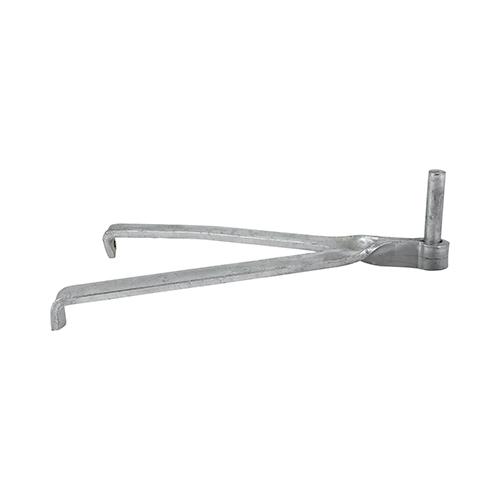 TIMCO Gate Hooks To Build - Double Brick - Hot Dipped Galvanised (12mm, Plain Bag of 1)