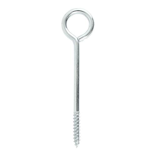 TIMCO Vine Eyes - Zinc (100mm, TIMpac of 2)