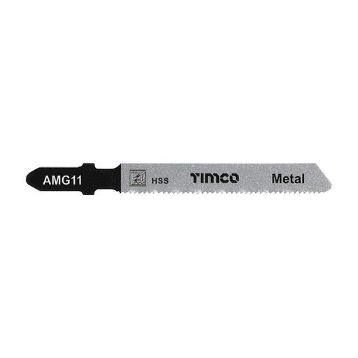 TIMCO Jigsaw Blades - Metal Cutting - HSS Blades - T118A (Pack of 5)
