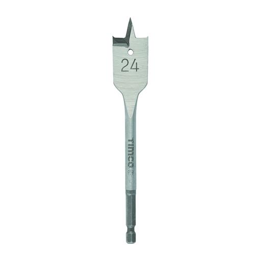 TIMCO Flat Wood Bit (24.0 x 152, Blister Pack of 1)