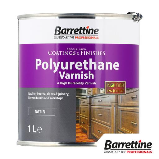 TIMCO Polyurethane Varnish - Satin (1L, Tin of 1)