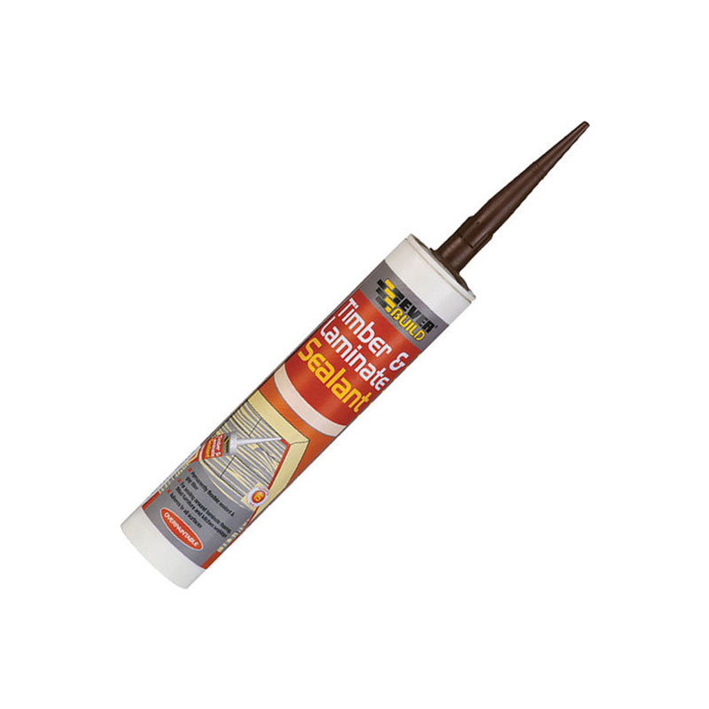 Everbuild Timber & Laminate Sealant, Mahogany, 295ml TIMBMAH EverBuild