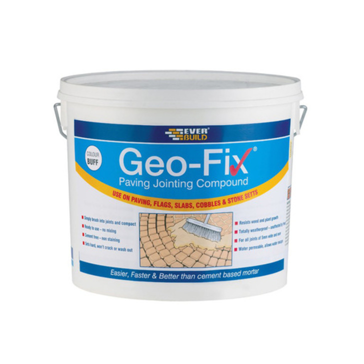 GeoFix All Weather Paving Jointing Compound, Slate Grey, 14 kg EverBuild